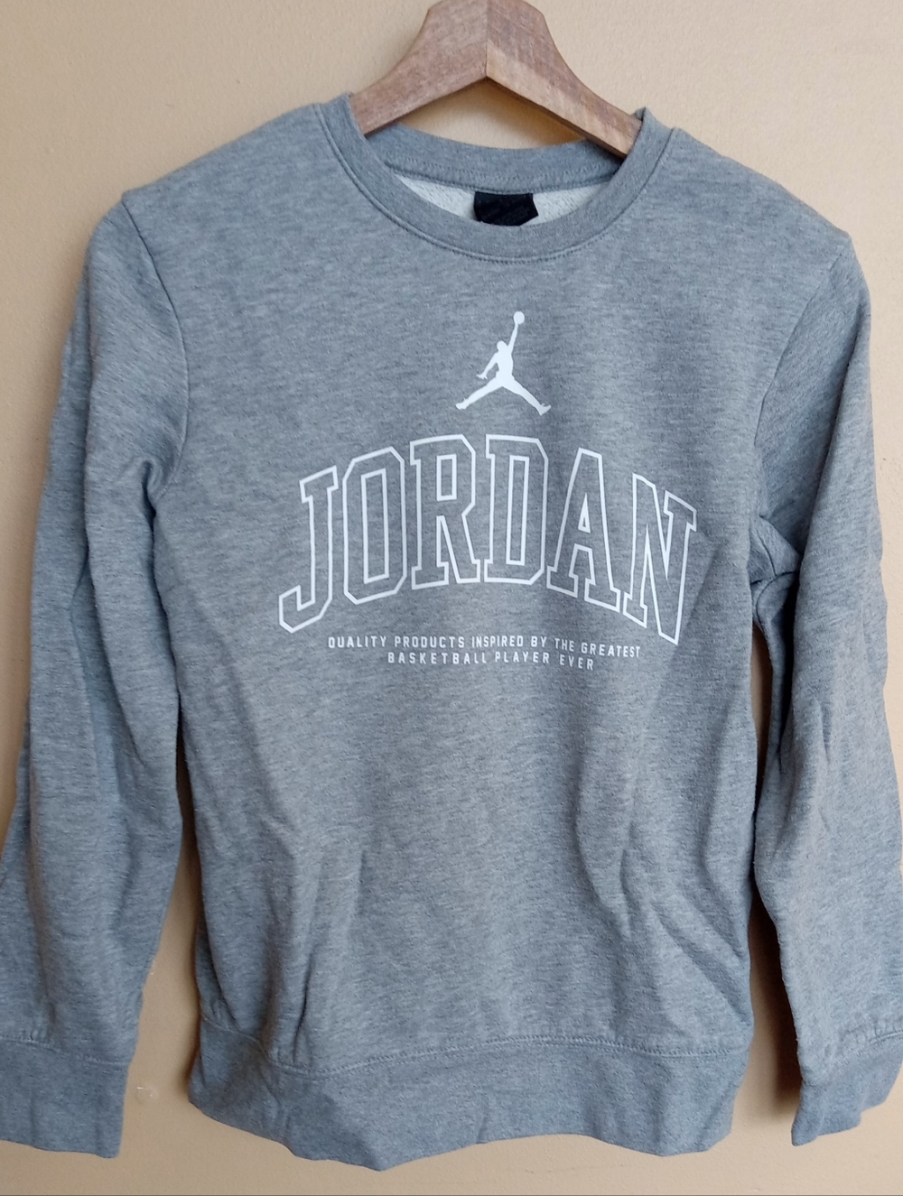 Jordan Kids Gray Sweatshirt 12-13 Yrs